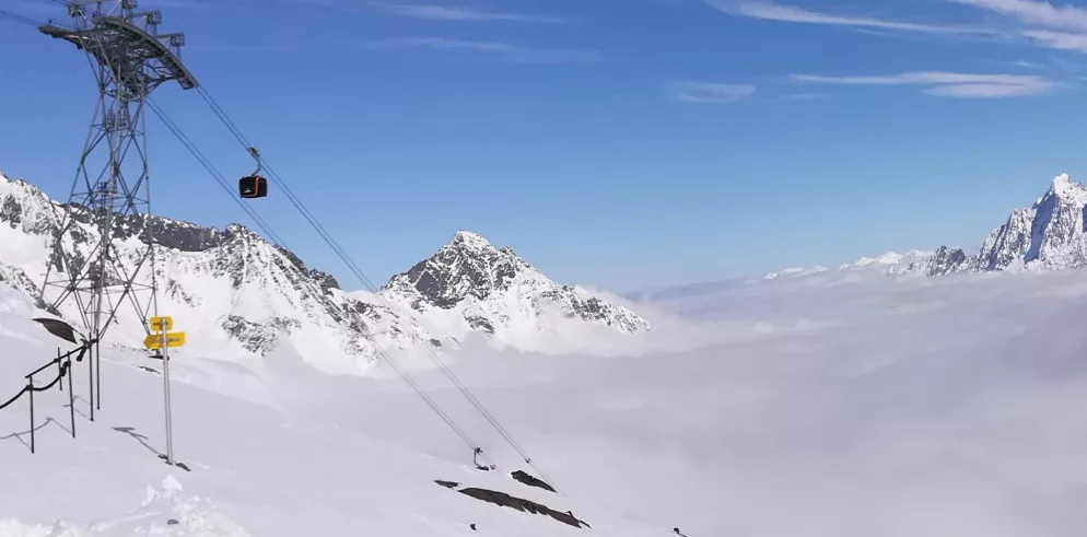 Die Auswirkungen des Rückganges der Gletscher in den Stubaier Alpen und die touristische Nutzung