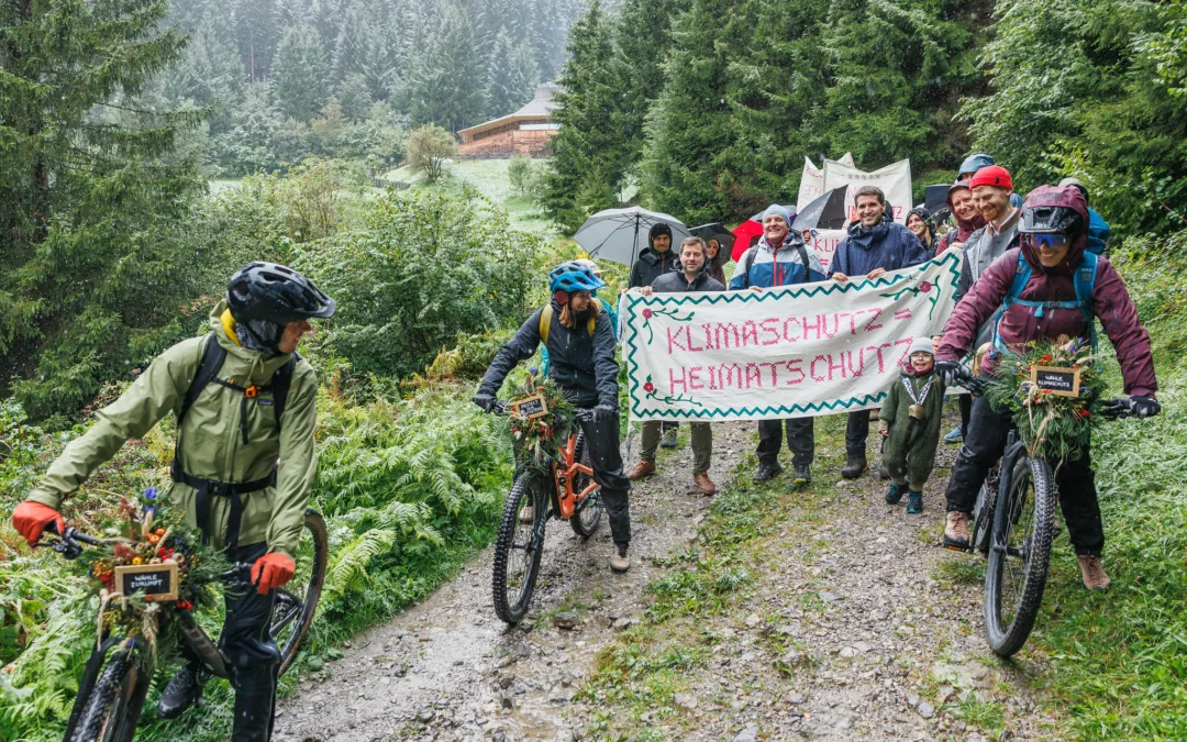 Almabtrieb und Diskussion der Umweltsprecher