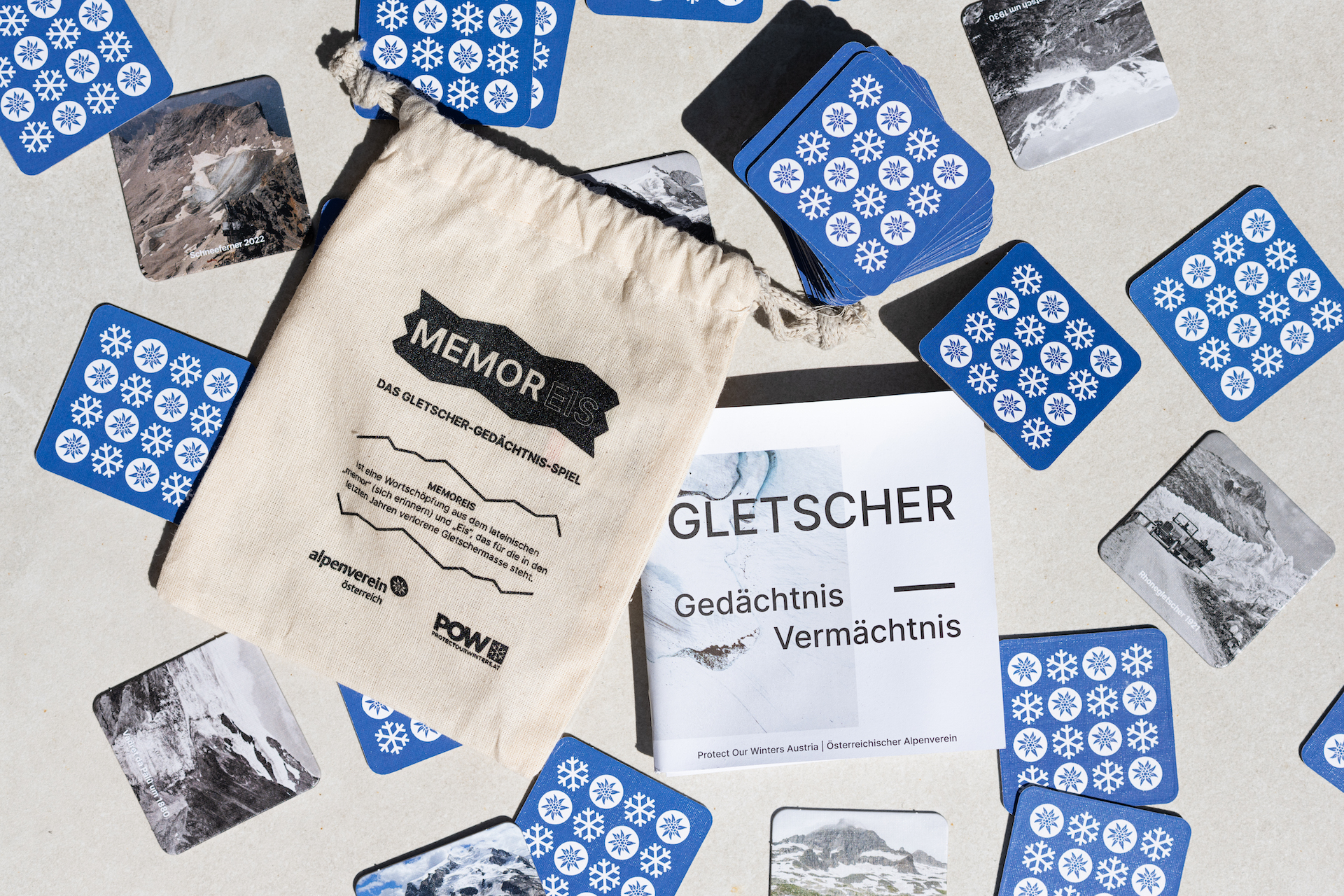 MemorEis Spiel und Booklet